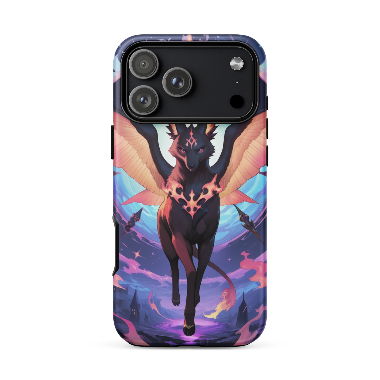 Coque iPhone® chien ailé - iPhone 17 Pro Max - Double Couche Rigide - SoulCase