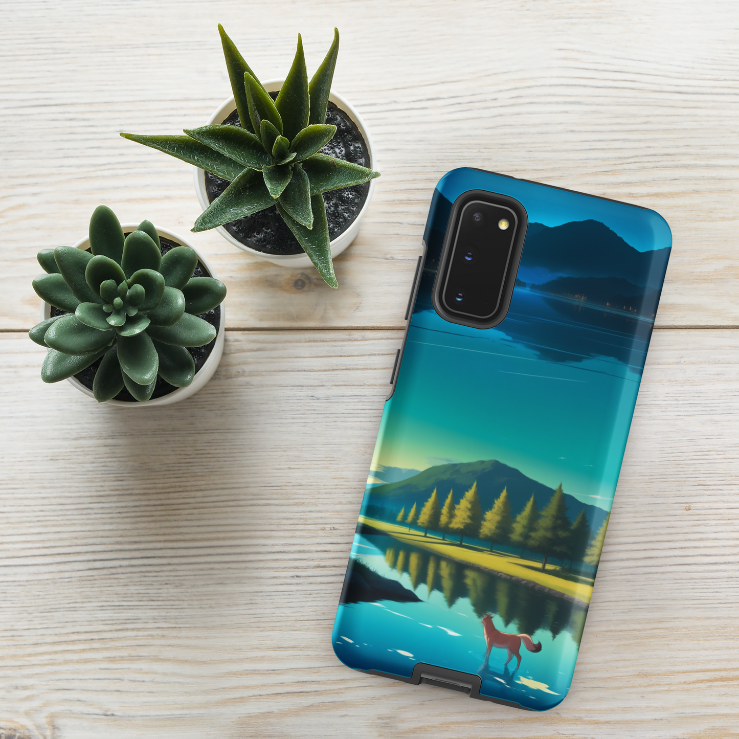 Coque Samsung® Mondes Miroirs - Double Couche Rigide - SoulCase
