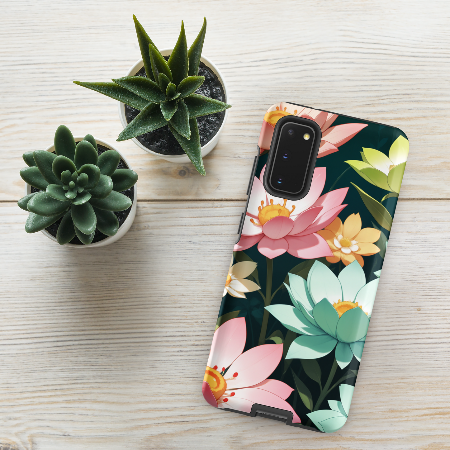Coque Samsung® Jardin Fleuri - Double Couche Rigide - SoulCase
