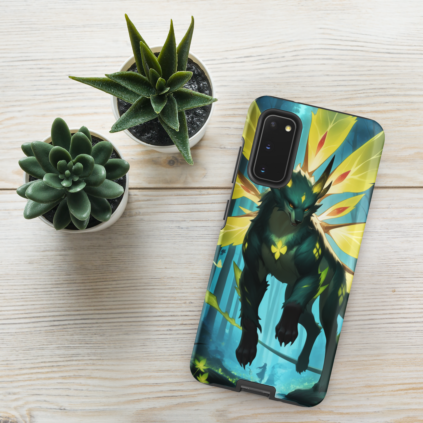 Coque Samsung® Jaguar Papillonnant - Double Couche Rigide - SoulCase