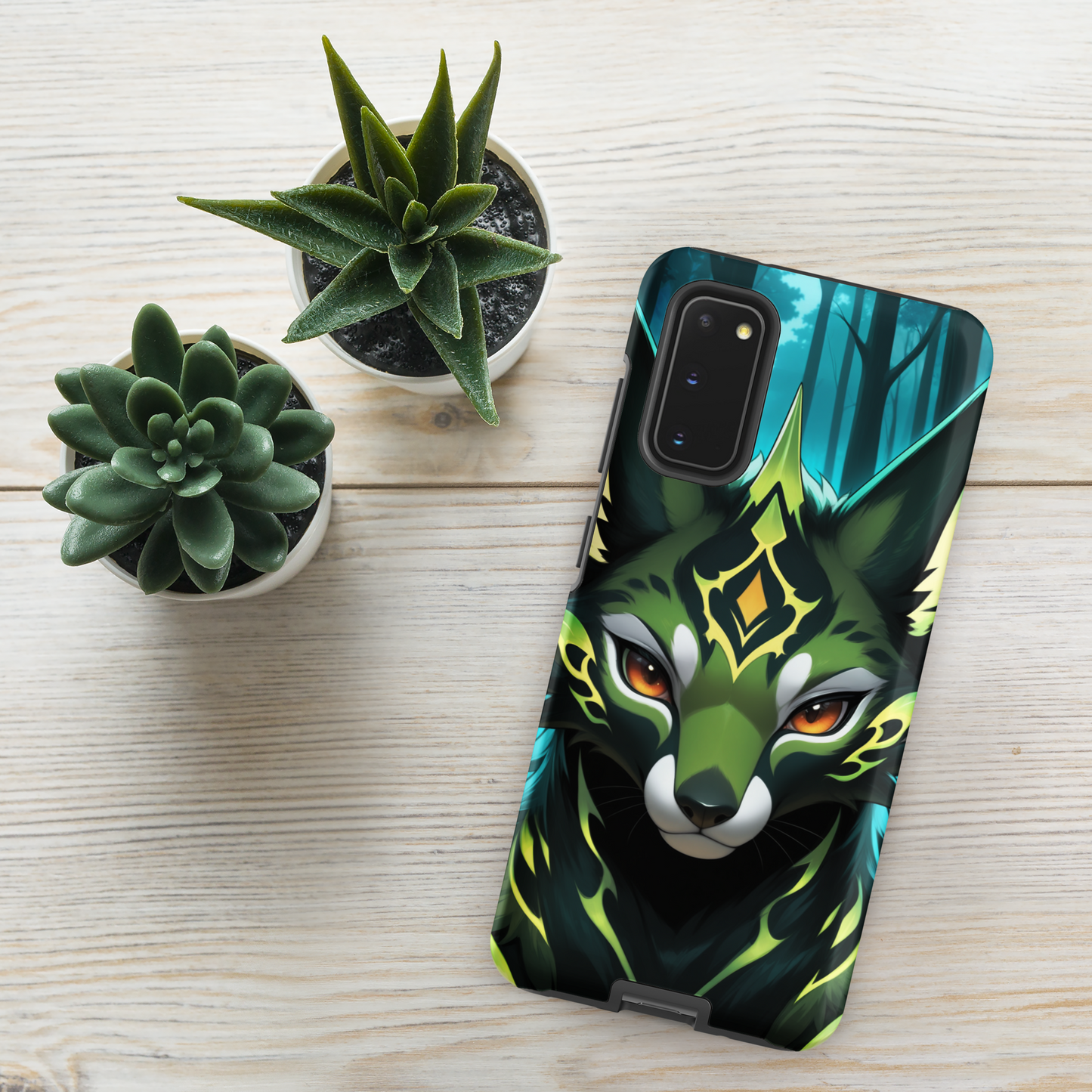 Coque Samsung® Félin Magique - Double Couche Rigide - SoulCase