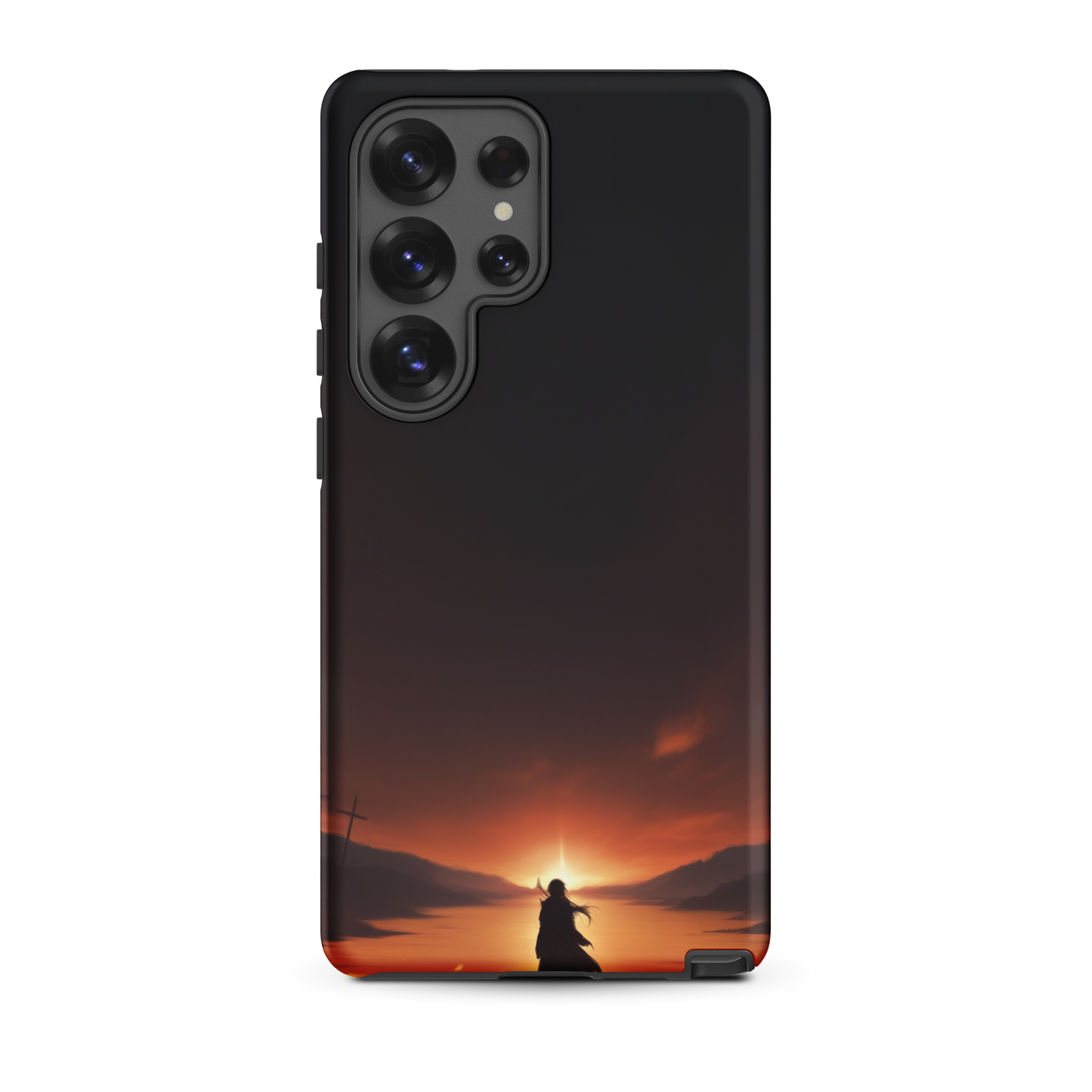 Coque Samsung® couché de soleil sur les enfers - Samsung Galaxy S25 Ultra - Double Couche Rigide - SoulCase