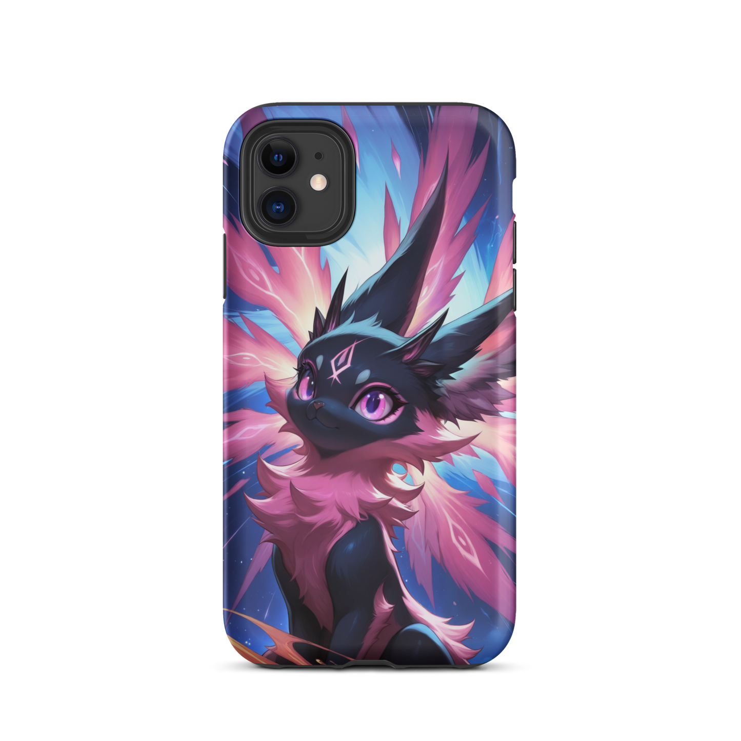 Coque iPhone® chat duveteux - iPhone 11 - Double Couche Rigide - SoulCase