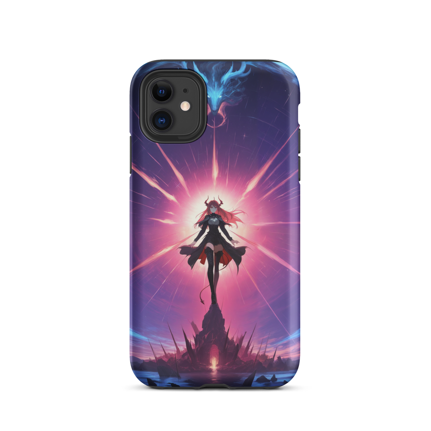 Coque iPhone® princesse ténébreuse - iPhone 11 - Double Couche Rigide - SoulCase