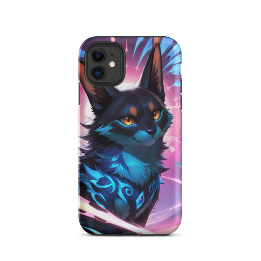 Coque iPhone® chat ténébreux - iPhone 11 - Double Couche Rigide - SoulCase