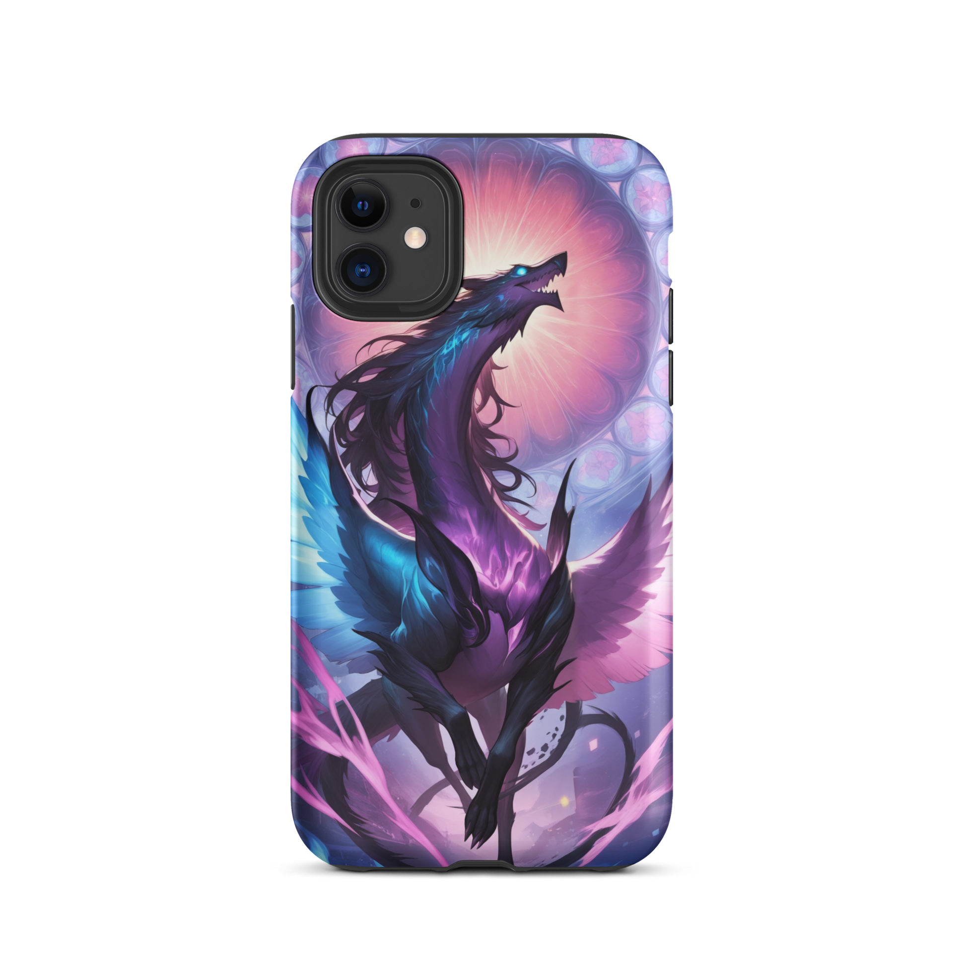Coque iPhone® dragon ténébreux - iPhone 11 - Double Couche Rigide - SoulCase