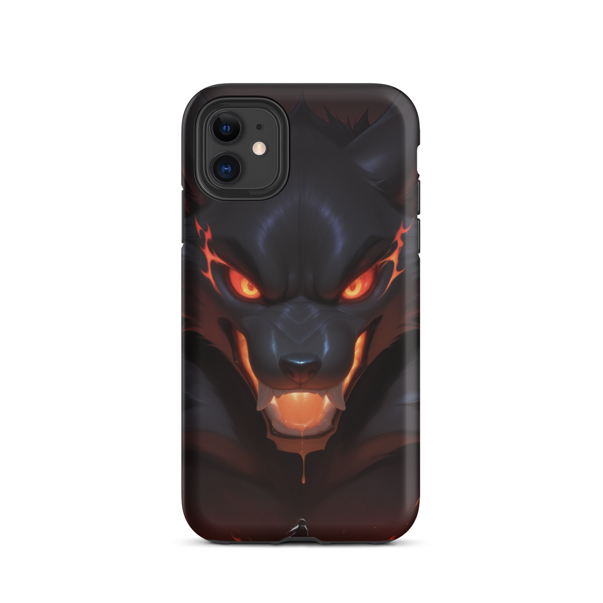 Coque iPhone® cerbère de feu - iPhone 11 - Double Couche Rigide - SoulCase