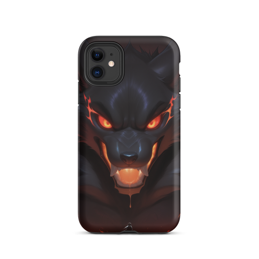 Coque iPhone® cerbère de feu - iPhone 11 - Double Couche Rigide - SoulCase