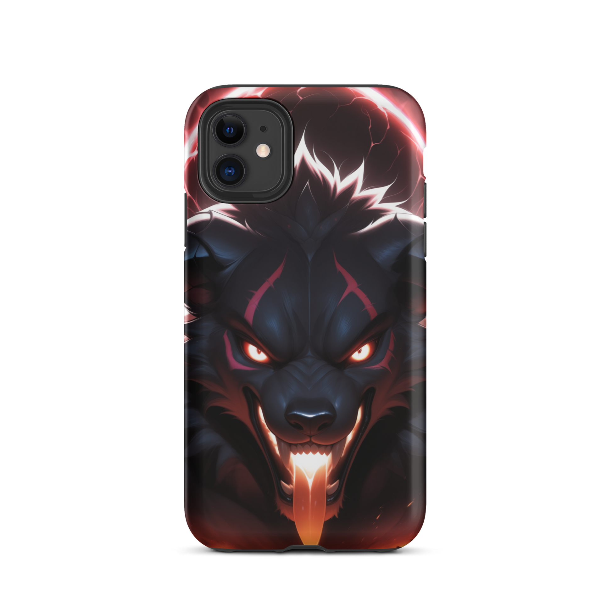 Coque iPhone® cerbère enragé - iPhone 11 - Double Couche Rigide - SoulCase