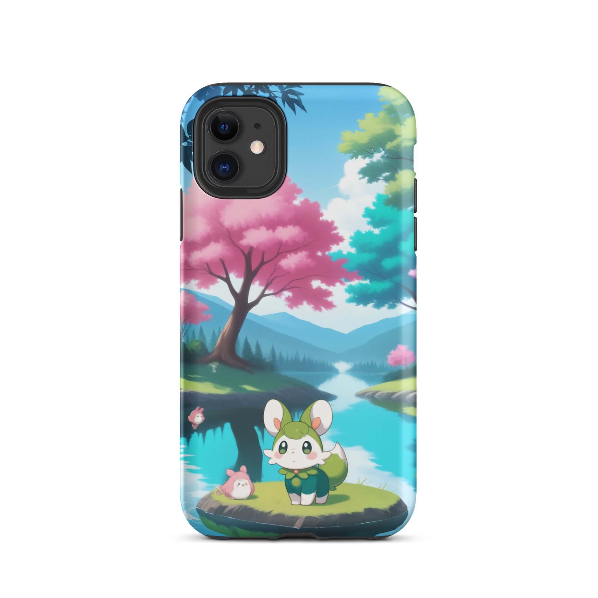 Coque d’iPhone® Adorable Tranquillité - iPhone 11 - Double Couche Rigide - SoulCase