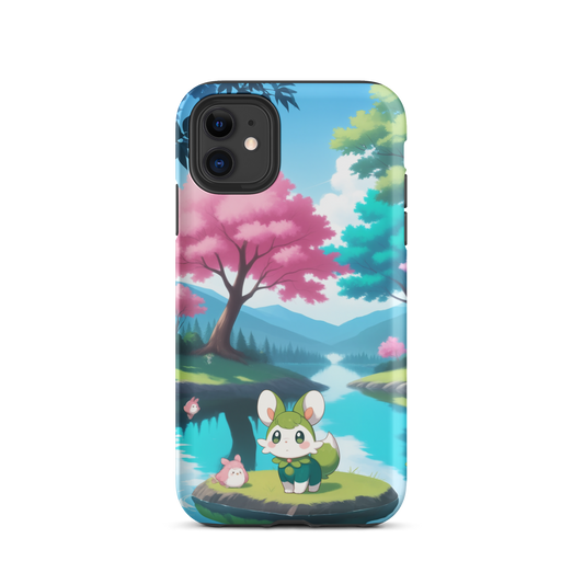 Coque d’iPhone® Adorable Tranquillité - iPhone 11 - Double Couche Rigide - SoulCase