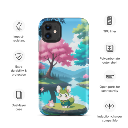 Coque d’iPhone® Adorable Tranquillité - Double Couche Rigide - SoulCase