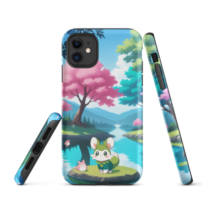 Coque d’iPhone® Adorable Tranquillité - Double Couche Rigide - SoulCase