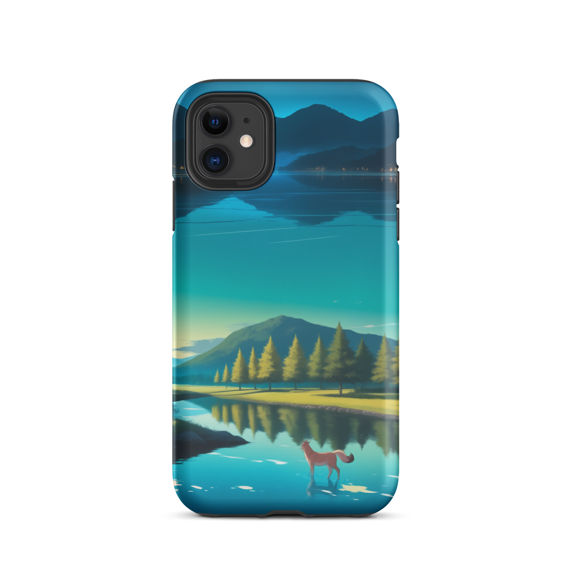 Coque iPhone® Mondes Miroirs - iPhone 11 - Double Couche Rigide - SoulCase