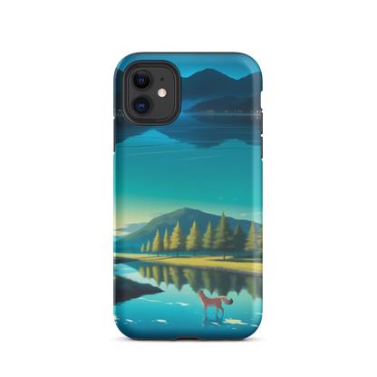 Coque iPhone® Mondes Miroirs - iPhone 11 - Double Couche Rigide - SoulCase
