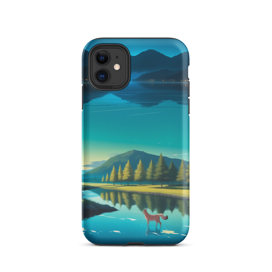 Coque iPhone® Mondes Miroirs - iPhone 11 - Double Couche Rigide - SoulCase