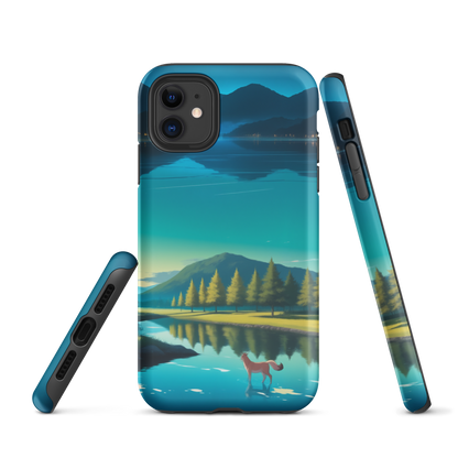 Coque iPhone® Mondes Miroirs - Double Couche Rigide - SoulCase