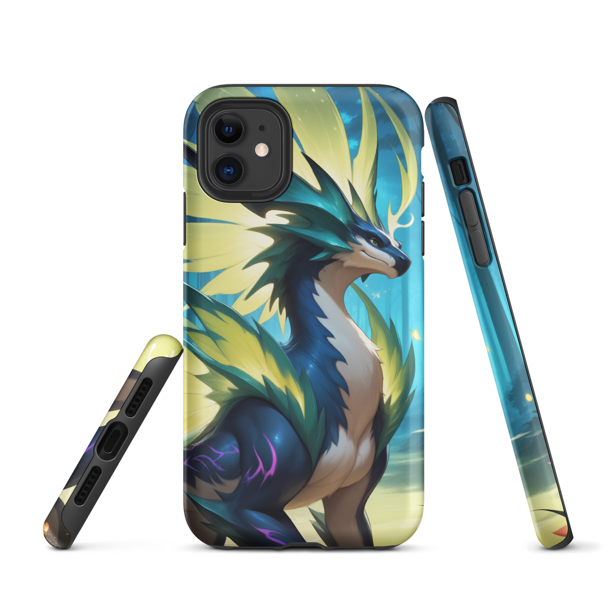 Coque iPhone® Dragon Sylvestre - Double Couche Rigide - SoulCase