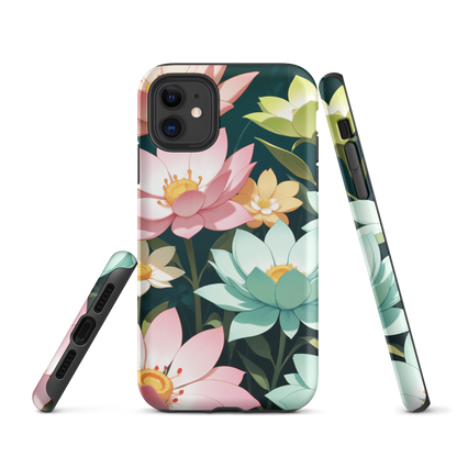 Coque iPhone® Jardin Fleuri - Double Couche Rigide - SoulCase