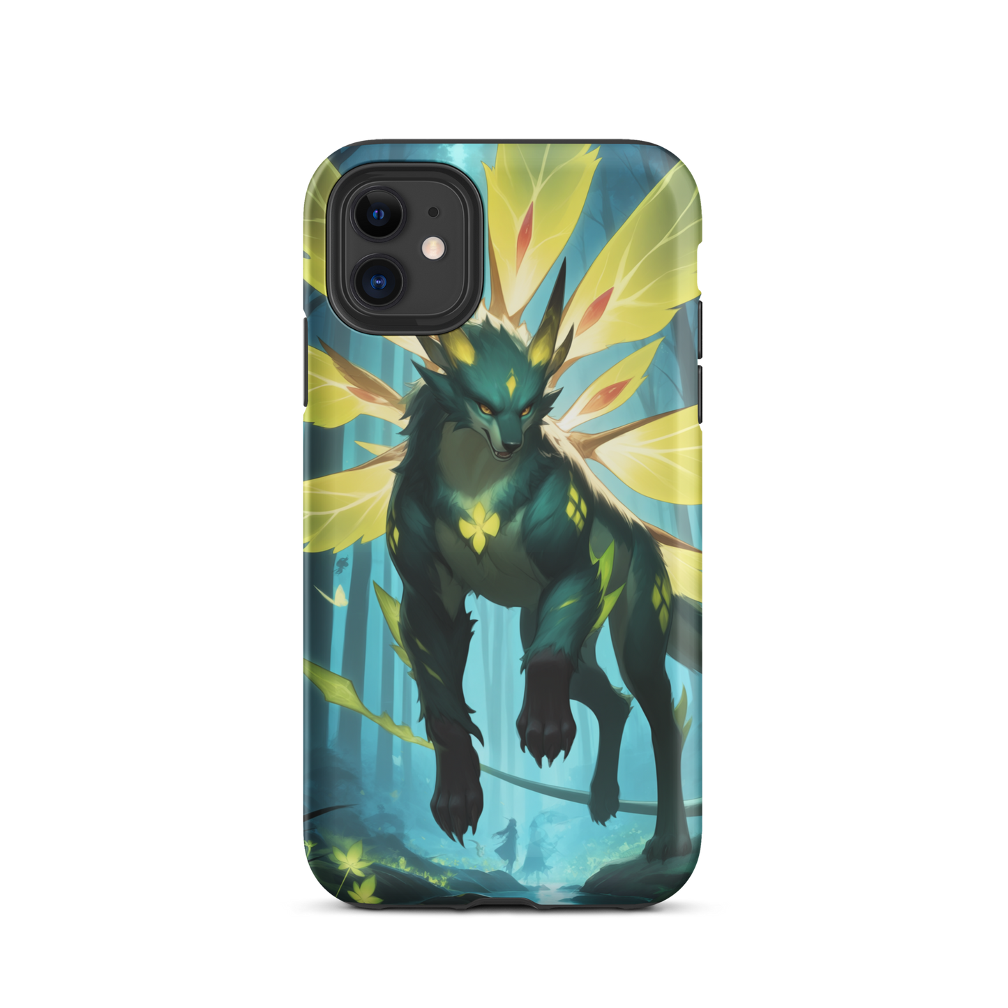 Coque iPhone® Jaguar Papillonnant - iPhone 11 - Double Couche Rigide - SoulCase