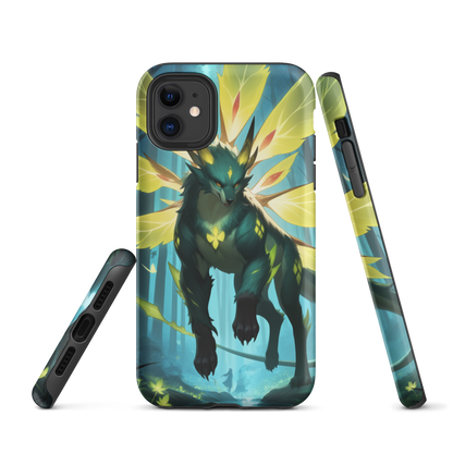 Coque iPhone® Jaguar Papillonnant - Double Couche Rigide - SoulCase