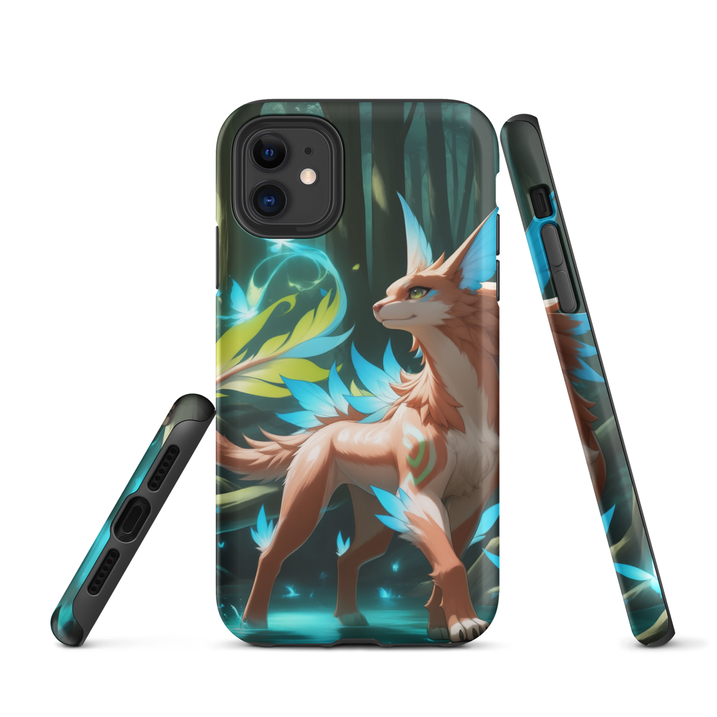 Coque iPhone® Félin de la forêt - Double Couche Rigide - SoulCase