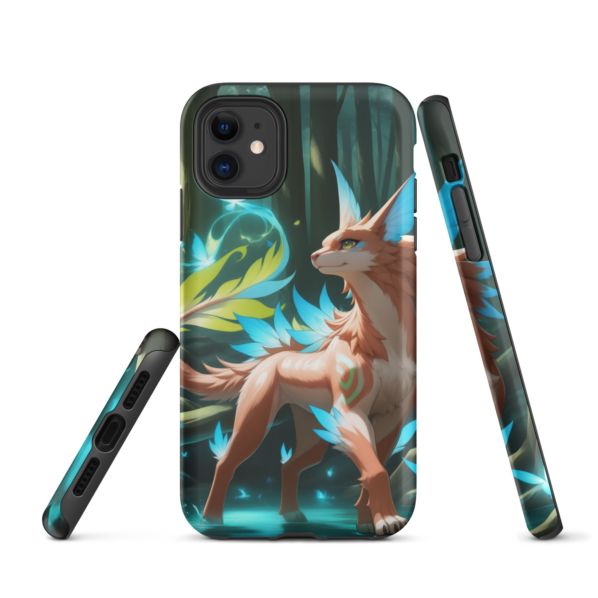 Coque iPhone® Félin de la forêt - Double Couche Rigide - SoulCase