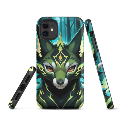 Coque iPhone® Félin Magique - Double Couche Rigide - SoulCase