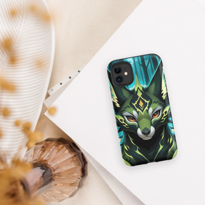 Coque iPhone® Félin Magique - Double Couche Rigide - SoulCase