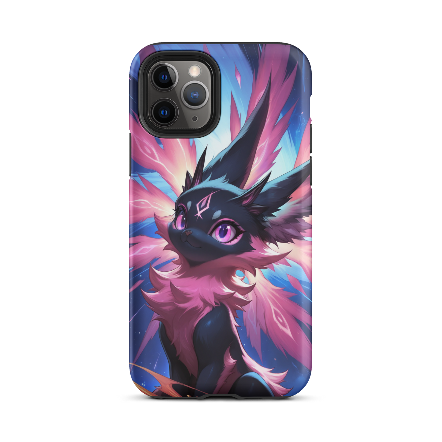 Coque iPhone® chat duveteux - iPhone 11 Pro - Double Couche Rigide - SoulCase
