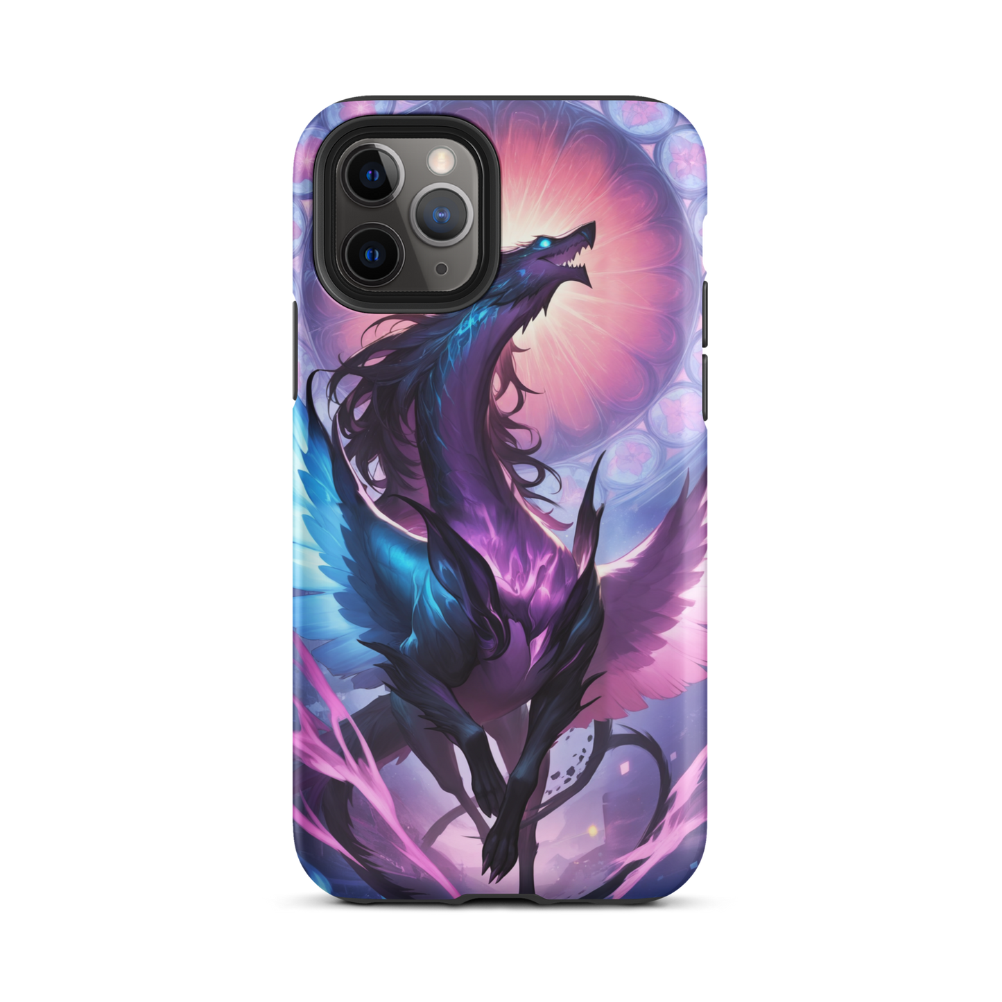 Coque iPhone® dragon ténébreux - iPhone 11 Pro - Double Couche Rigide - SoulCase