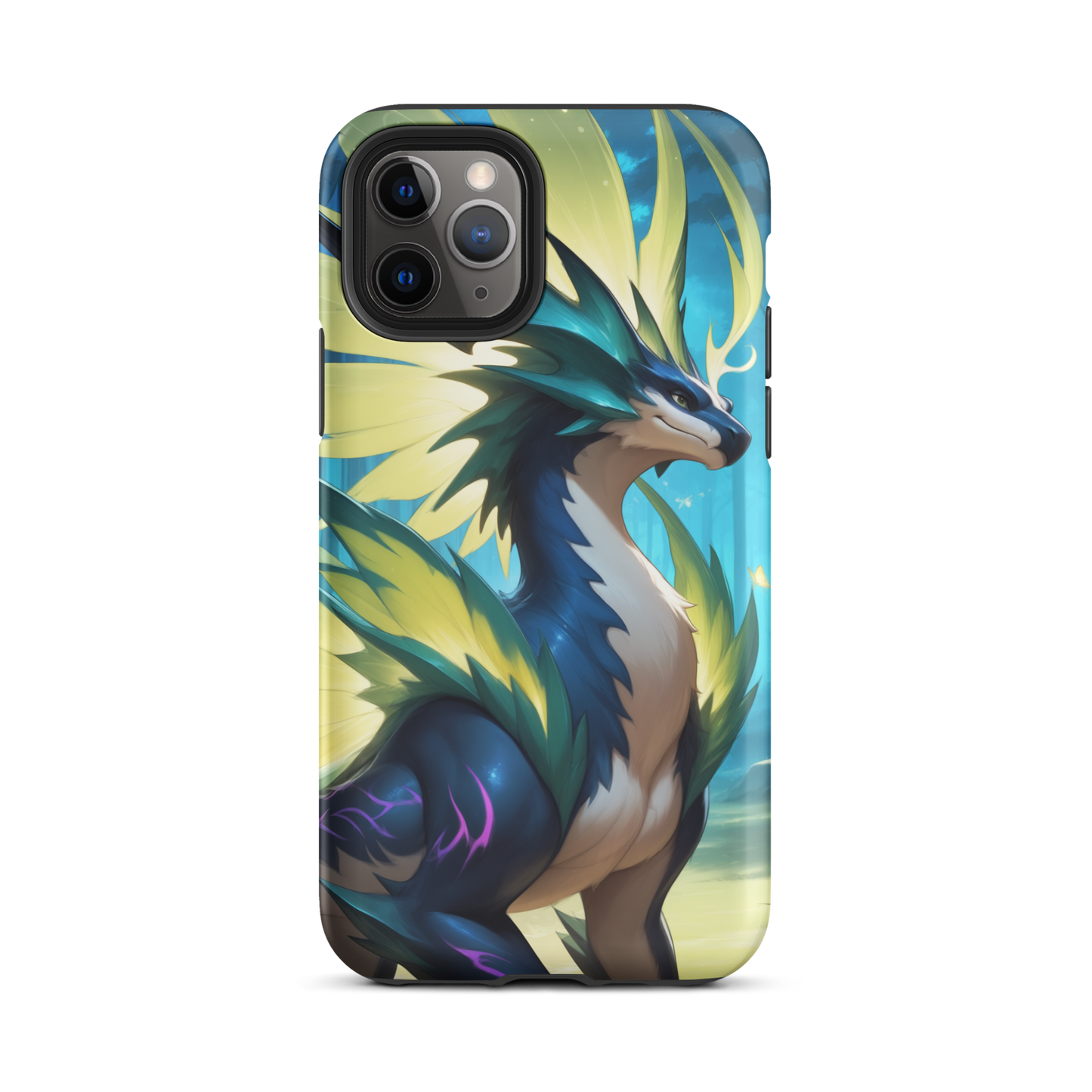 Coque iPhone® Dragon Sylvestre - iPhone 11 Pro - Double Couche Rigide - SoulCase
