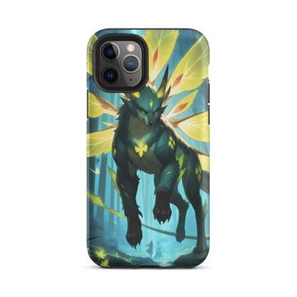 Coque iPhone® Jaguar Papillonnant - iPhone 11 Pro - Double Couche Rigide - SoulCase