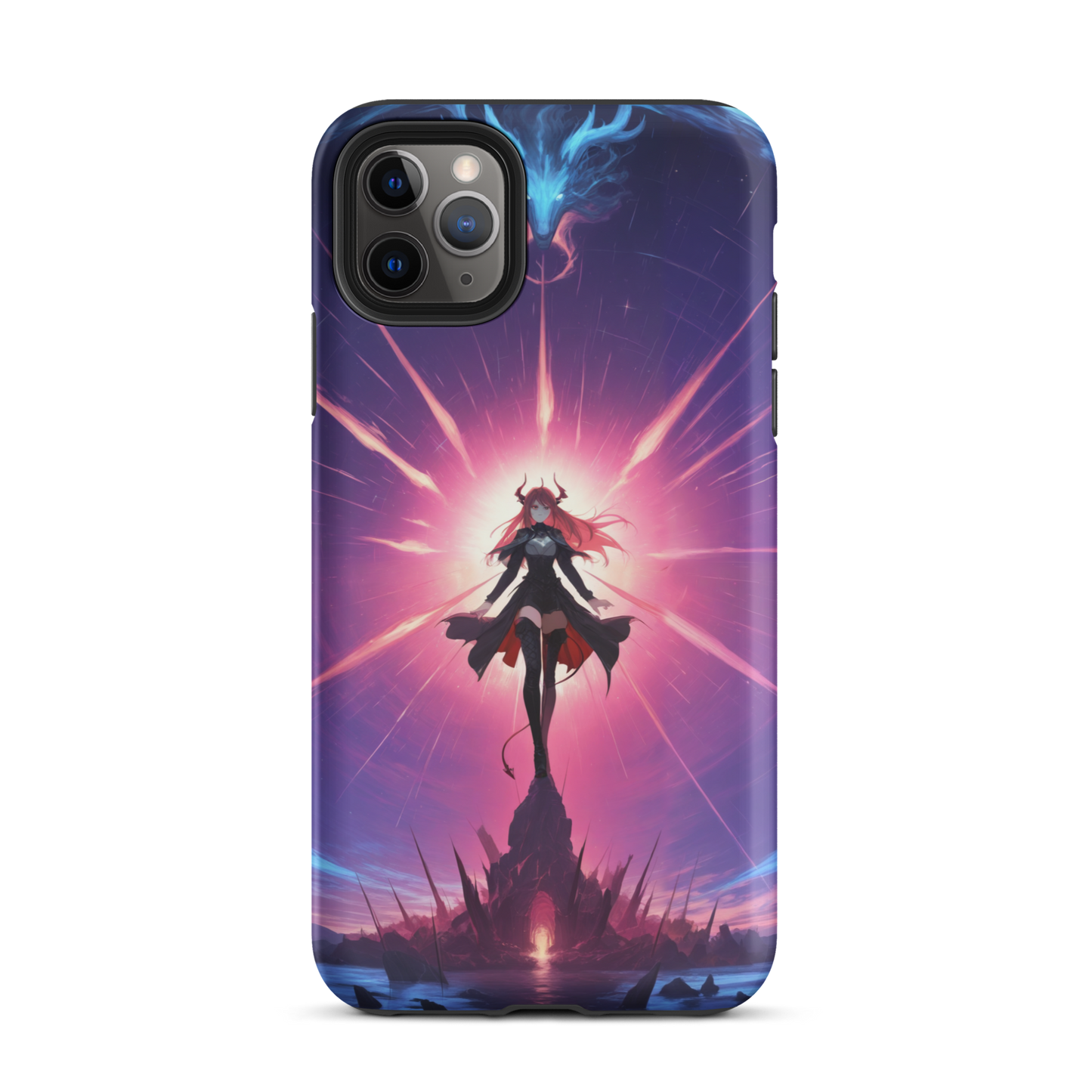 Coque iPhone® princesse ténébreuse - iPhone 11 Pro Max - Double Couche Rigide - SoulCase