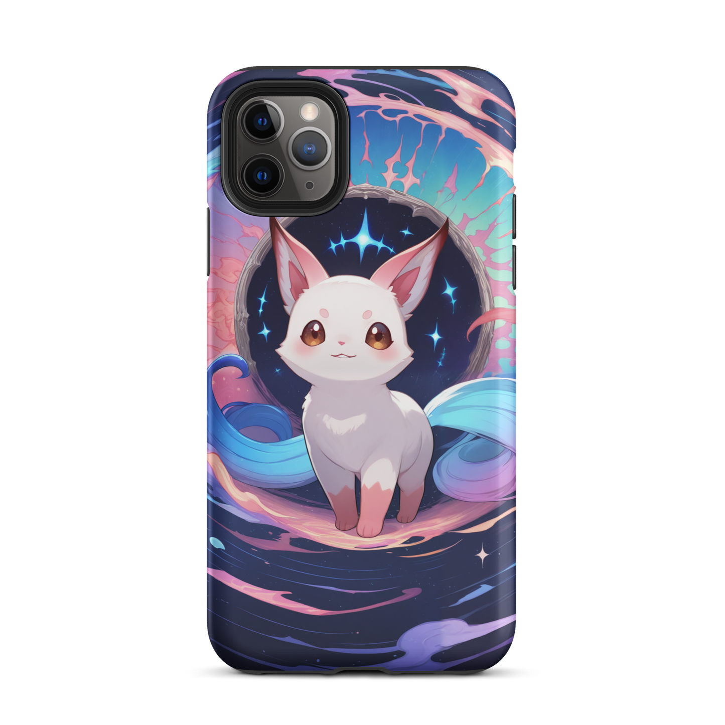 Coque iPhone® chat fantastique - iPhone 11 Pro Max - Double Couche Rigide - SoulCase