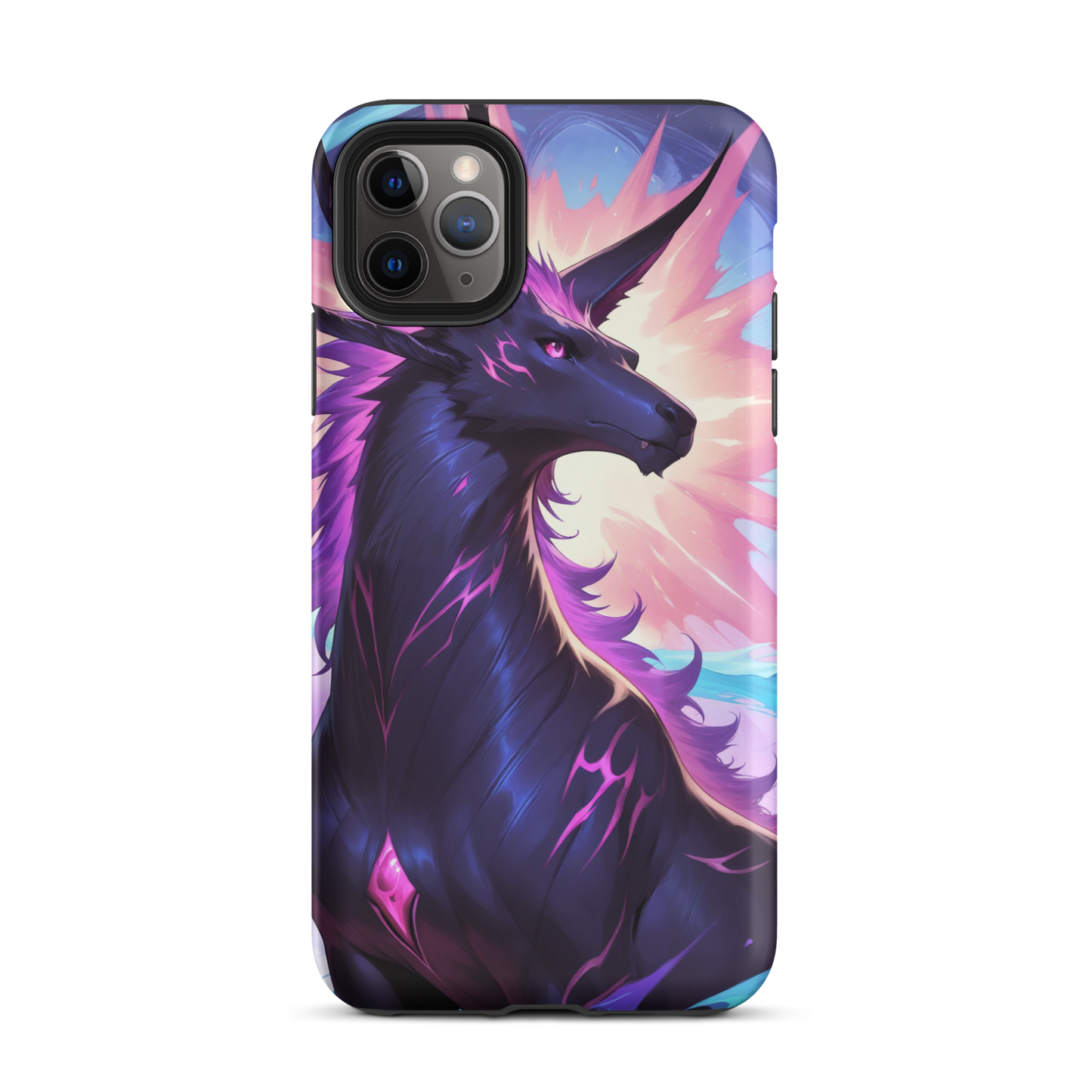 Coque iPhone® cheval ténébreux - iPhone 11 Pro Max - Double Couche Rigide - SoulCase