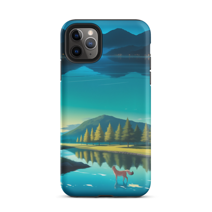 Coque iPhone® Mondes Miroirs - iPhone 11 Pro Max - Double Couche Rigide - SoulCase