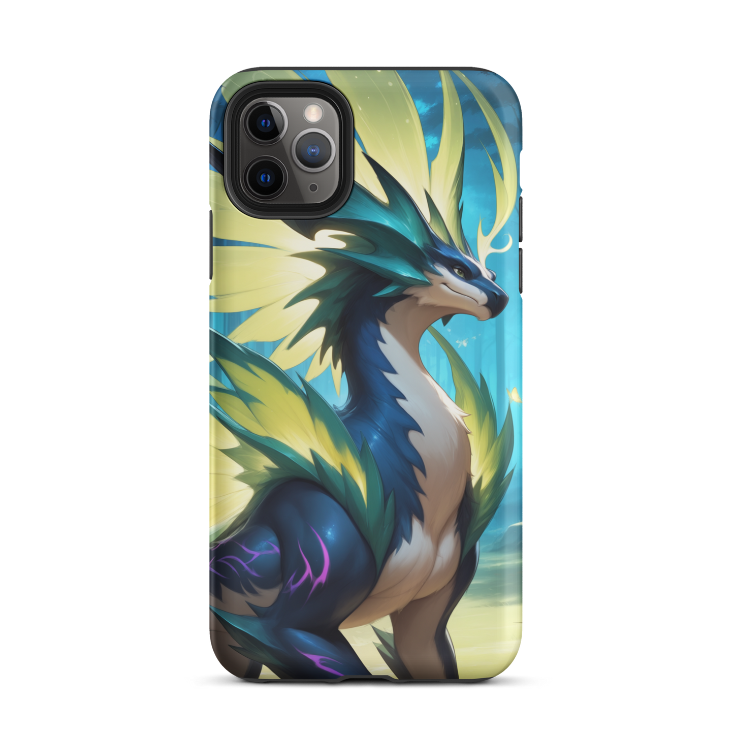 Coque iPhone® Dragon Sylvestre - iPhone 11 Pro Max - Double Couche Rigide - SoulCase