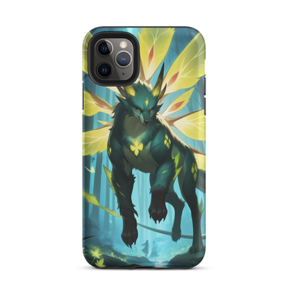 Coque iPhone® Jaguar Papillonnant - iPhone 11 Pro Max - Double Couche Rigide - SoulCase