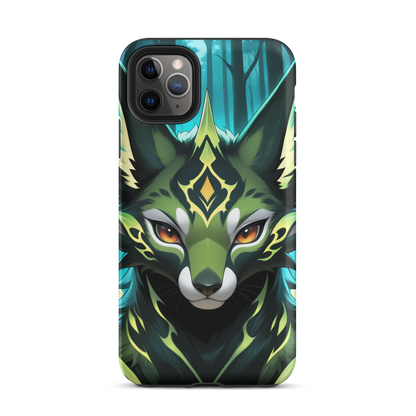 Coque iPhone® Félin Magique - iPhone 11 Pro Max - Double Couche Rigide - SoulCase