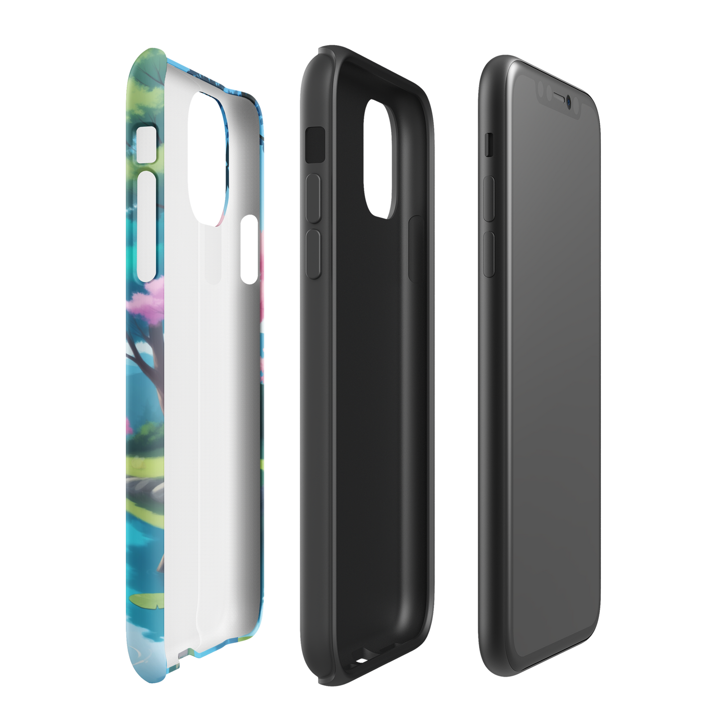 Coque d’iPhone® Adorable Tranquillité - Double Couche Rigide - SoulCase