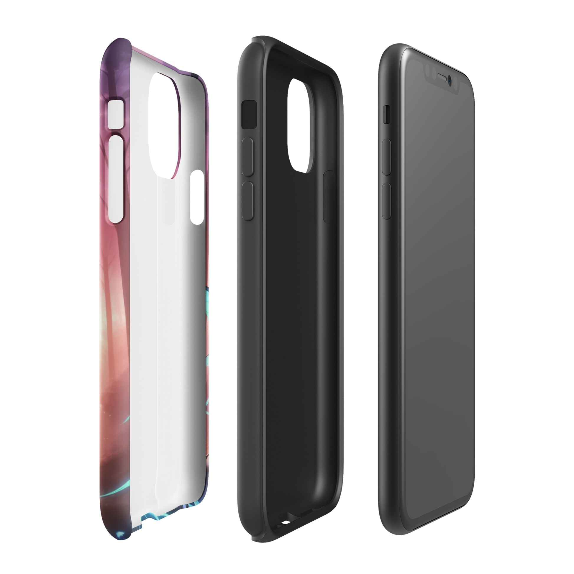 Coque iPhone® Bravoure d’une bête - Double Couche Rigide - SoulCase