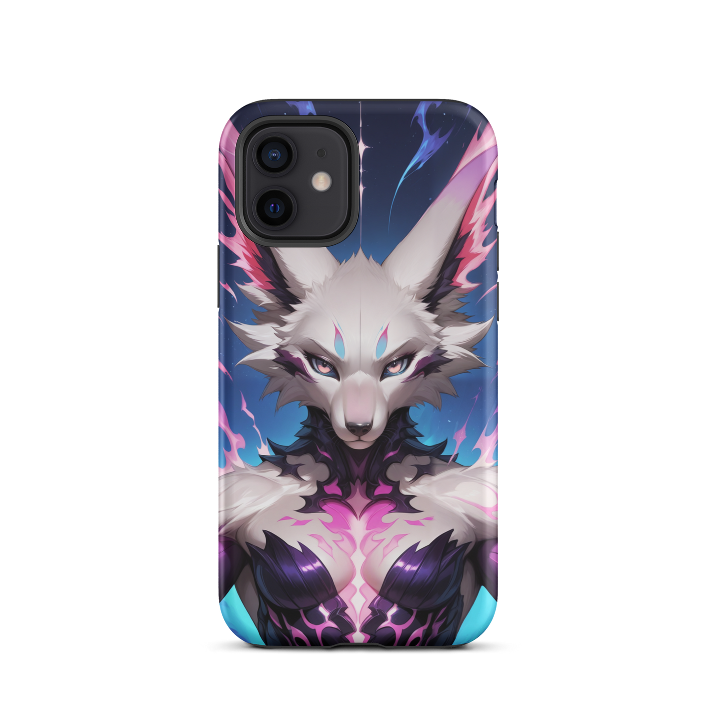 Coque iPhone® femme renarde - iPhone 12 - Double Couche Rigide - SoulCase