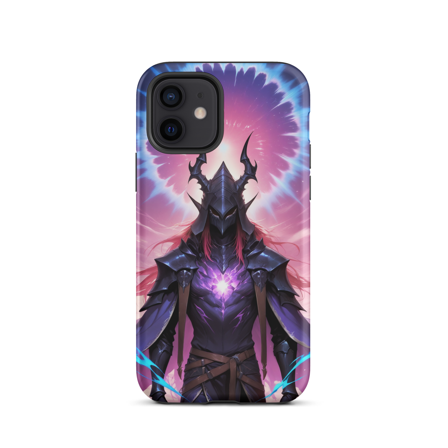 Coque iPhone® samouraï ténébreux - iPhone 12 - Double Couche Rigide - SoulCase