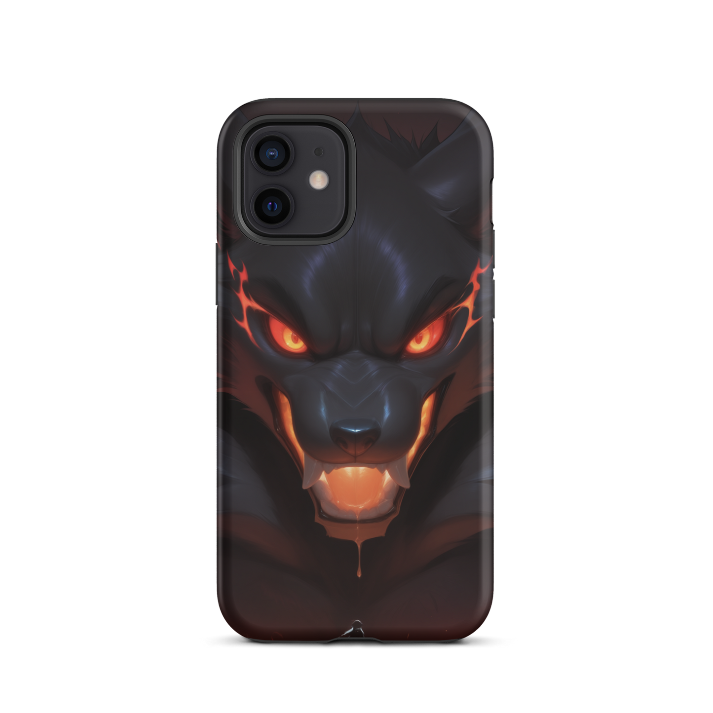 Coque iPhone® cerbère de feu - iPhone 12 - Double Couche Rigide - SoulCase