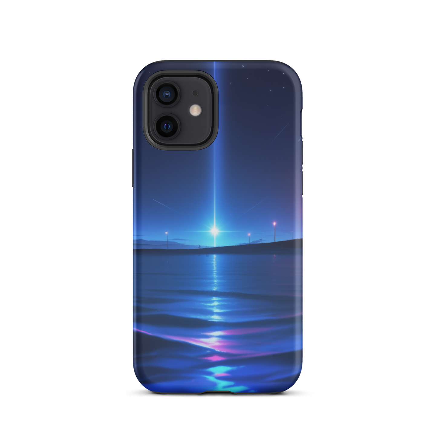 Coque iPhone® sérénité océane - iPhone 12 - Double Couche Rigide - SoulCase