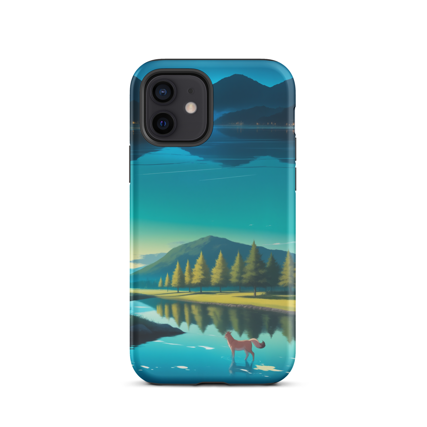 Coque iPhone® Mondes Miroirs - iPhone 12 - Double Couche Rigide - SoulCase