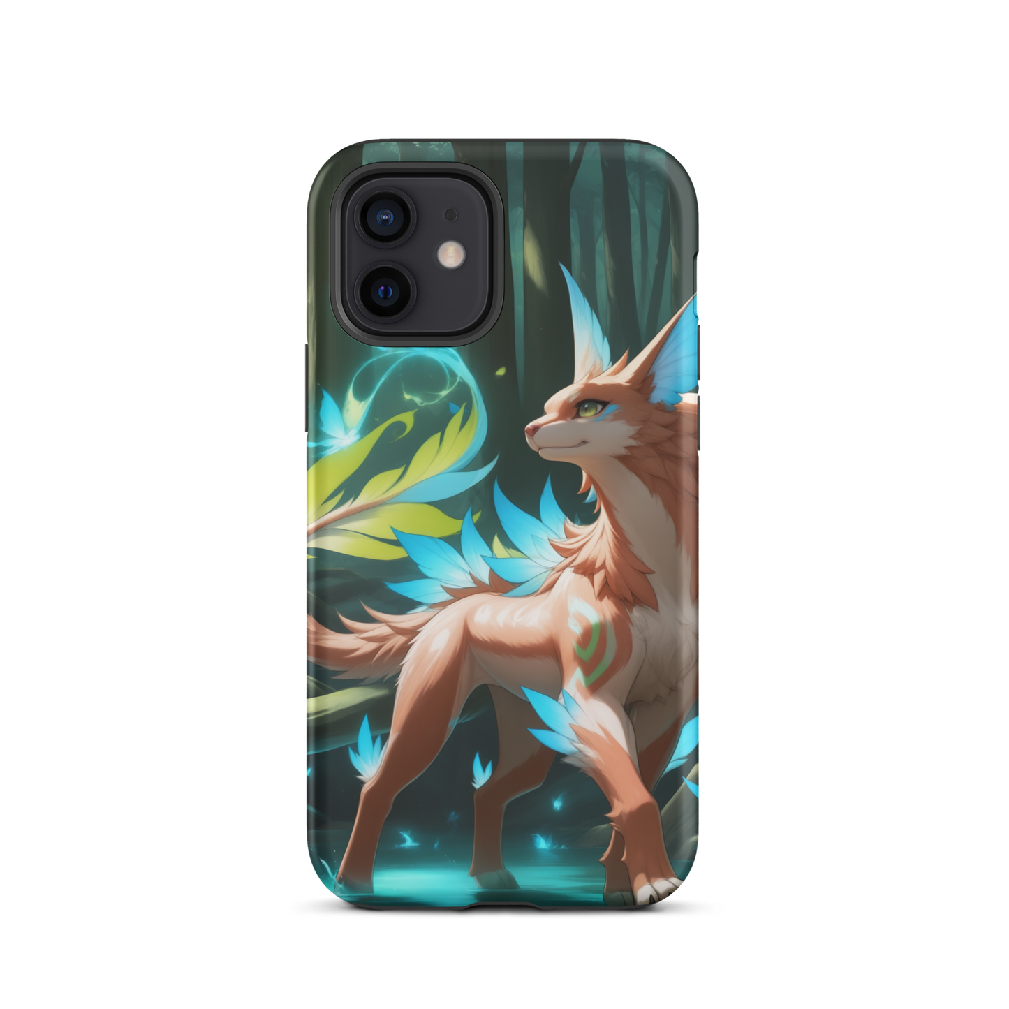 Coque iPhone® Félin de la forêt - iPhone 12 - Double Couche Rigide - SoulCase