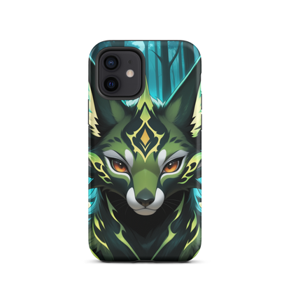 Coque iPhone® Félin Magique - iPhone 12 - Double Couche Rigide - SoulCase