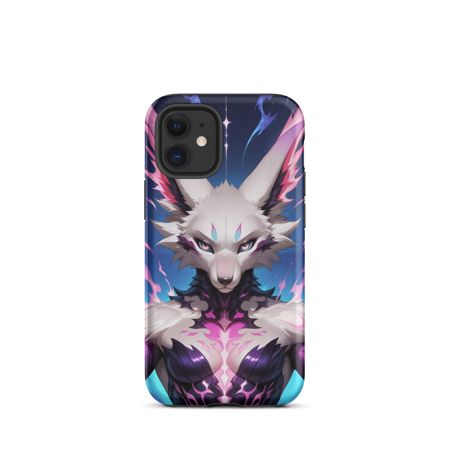 Coque iPhone® femme renarde - iPhone 12 mini - Double Couche Rigide - SoulCase